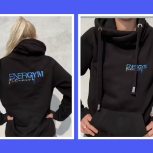 BLACK/PINK/BLUE/ PEPPERMINT HOODIE